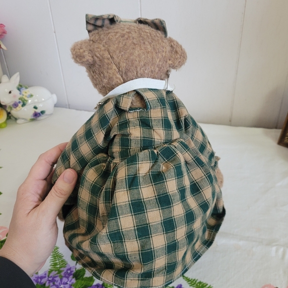 Vintage Willowhouse Plush Teddy Bear Bee Bee Bearette Cottagecore County - Picture 8 of 12